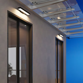 Modern IP54 Waterproof Linear PIR Motion Sensor LED Outdoor Wall Lights for Patio