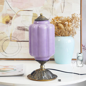 Modern Glass Light With Colored Glass Shade for Living Room