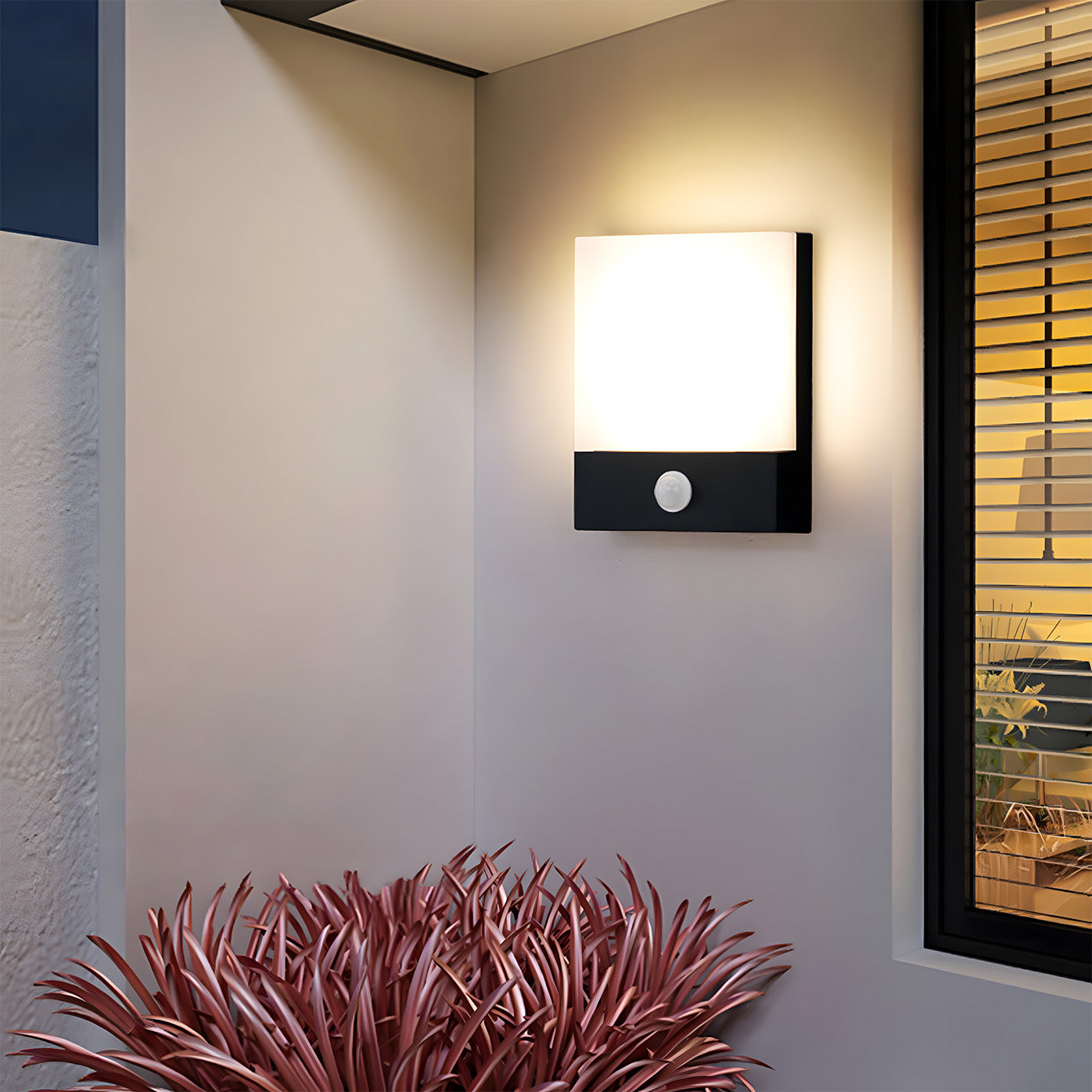 Modern Waterproof IP65 PIR LED Outdoor Wall Lights for Garden