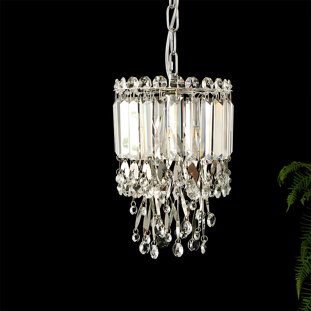 Luxury Pendant Lights Stainless Steel Crystal Chandelier For Living Room