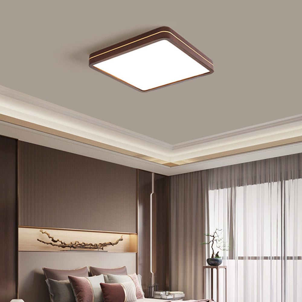 Simple Square Dimmable Bedroom LED Ceiling Light