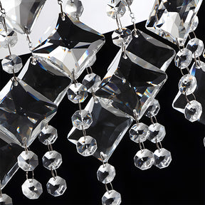 Modern Glam Crystal LED Ceiling Lights for Dining Room Lounge