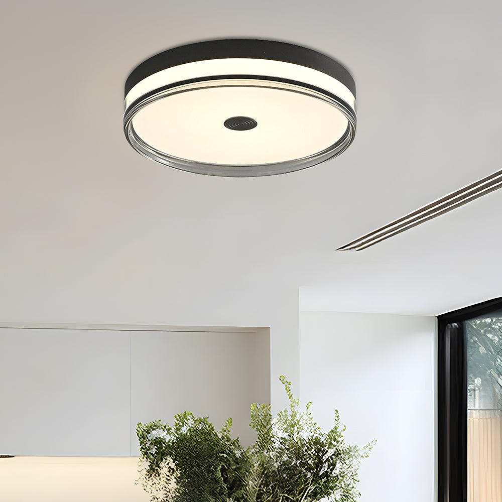 Minimalist Modern Black Acrylic LED Living Room Ceiling Lights