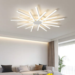 Stylish Multi Arm Acrylic LED Ceiling Lights for Living Room