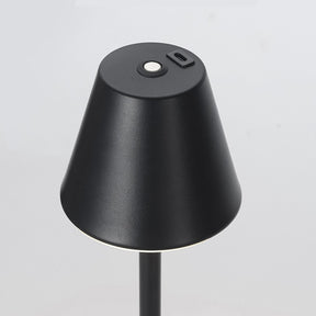 Tall-Stem Mushroom Acrylic Rechargeable Touch Control Table Lamp for Bedroom