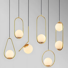 Nordic Luxury Glass Pendant Lights for Kitchen Island Dining Room