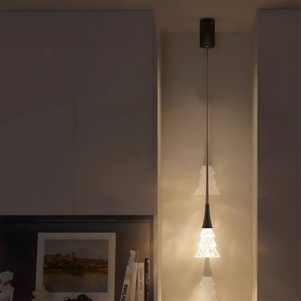 Creative Glass Tree Shape Pendant Lights for Living Room