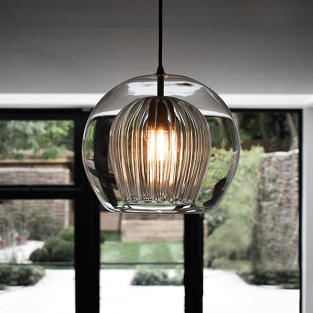 Simple Modern Glass Pendant Lights for Living Room