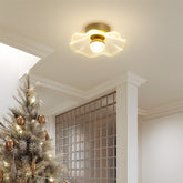 Contemporary Gold Luxurious LED Ceiling Light For Living Room