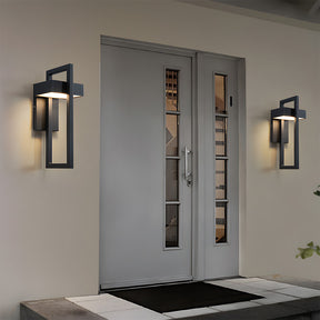 Modern Waterproof Geometric Outdoor Wall Lights for Porch Entrance