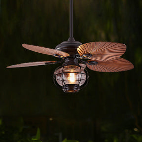 Black Creative Flying Ceiling Fans with Outdoor Lighting