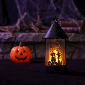 Halloween Indoor Decorations Castle Ghost LED Table Lamp for Night Party