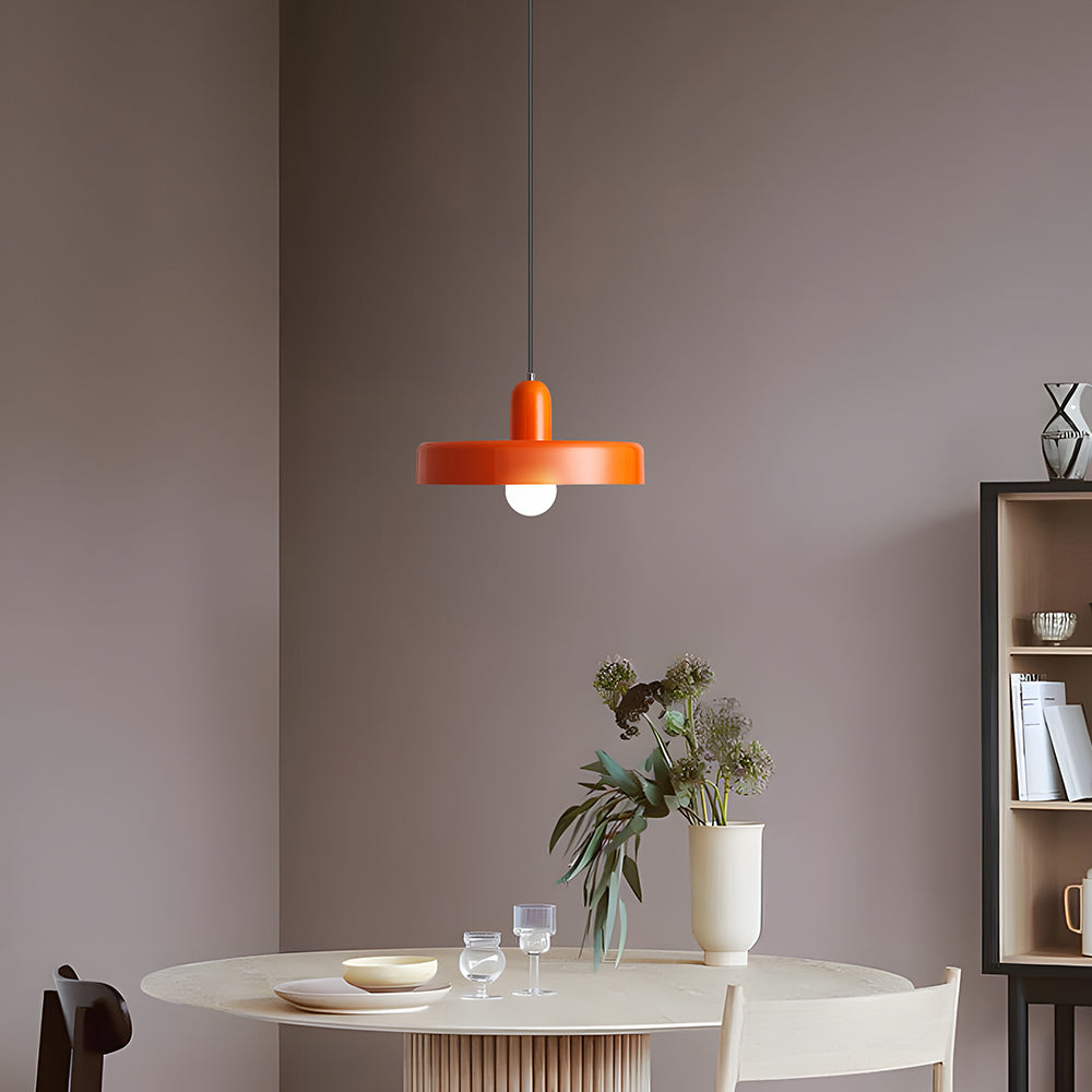 Bauhaus Modern Colorful Iron Pendant Light For Living Room