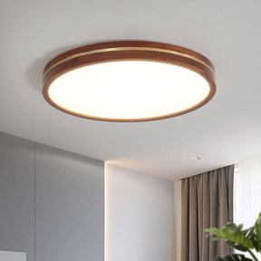 Simple Brown Dimmable LED Ceiling Light