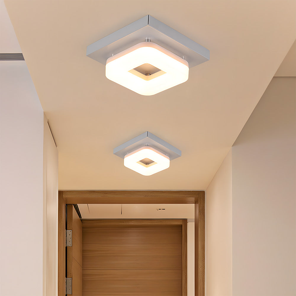 Modern Square Acrylic Led Hallway Ceiling Light