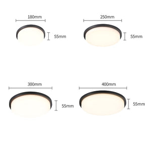 IP65 Round Aluminum Craft and PC LED Ceiling Light for Patio