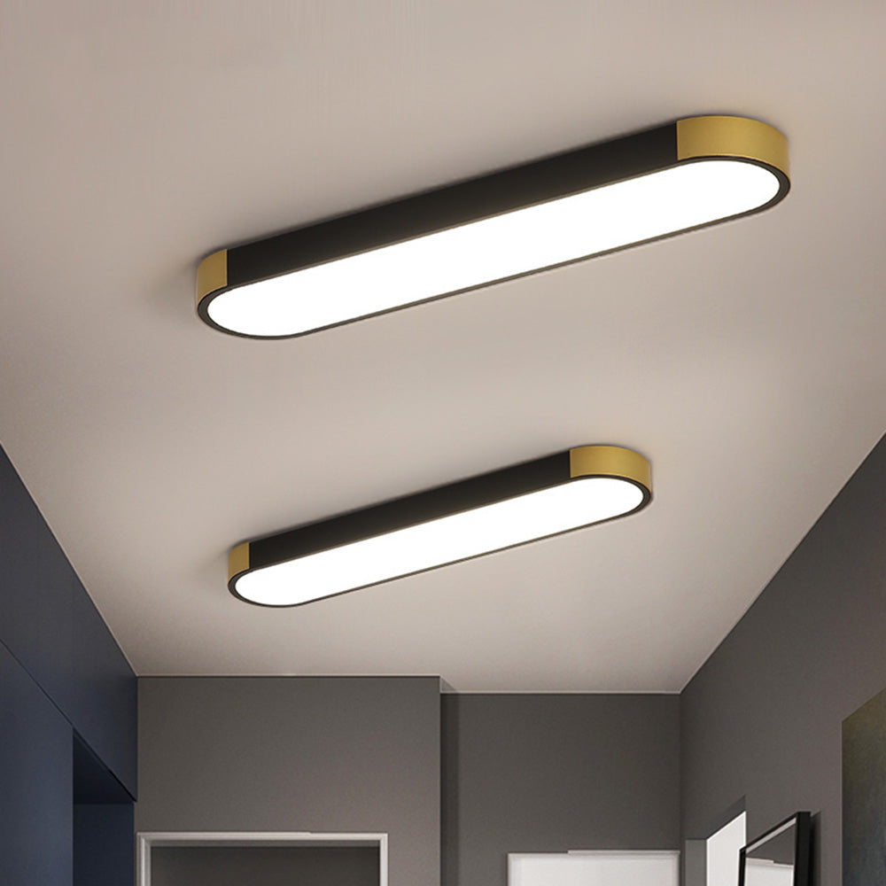 Modern Chic Iron Living Room Flush LED Ceiling Light