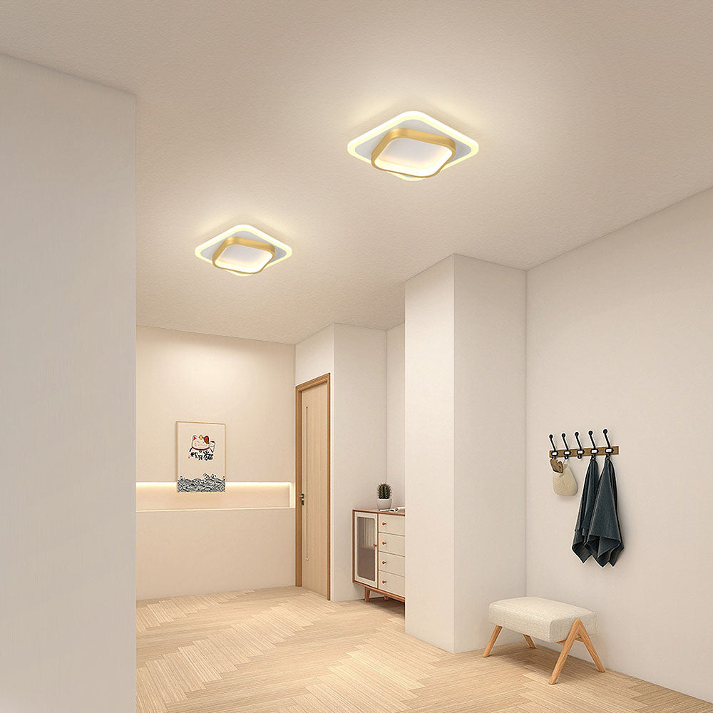 Modern Square LED Living Room Mini Ceiling Lights