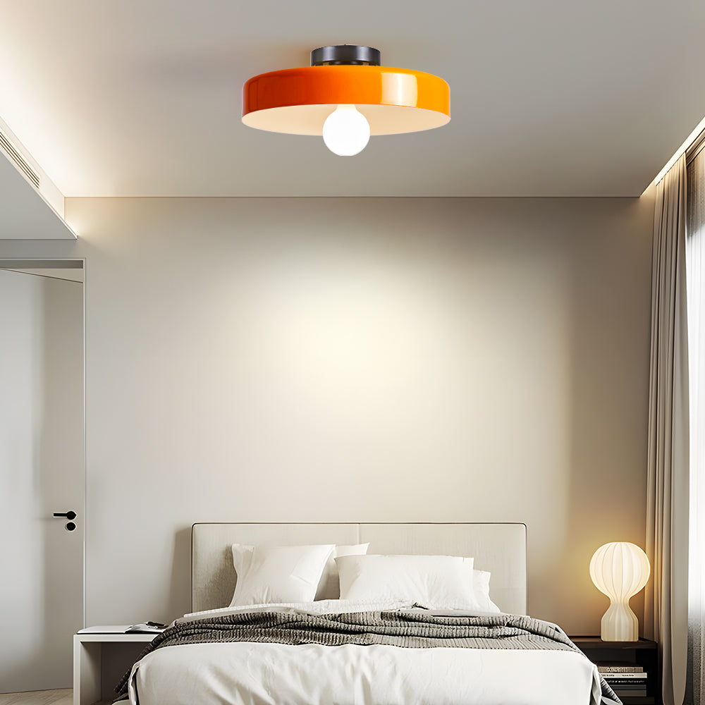 Contemporary Art Decor Iron Round LED Flush Mount Ceiling Lights