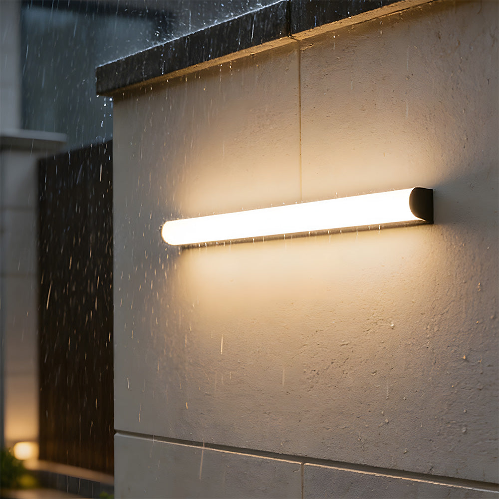 Modern IP65 Waterproof Long Exterior Wall Lights for Garden Porch