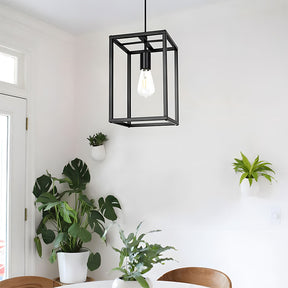 Industrial Iron Pendant Lights for Kitchen Island Dining Room