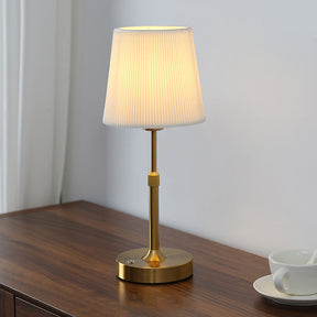 Nordic Telescopic Fabric Rechargeable Table Lamp for Bedroom Dining Room