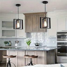 Black Modern Pendant Lighting Dining Room Farmhouse Chandelier