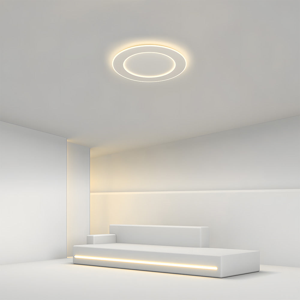 Minimalist White Acrylic LED Living Room Ceiling Lights