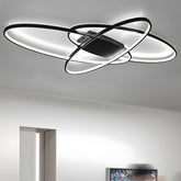 Modern Minimalist Black LED Ceiling Light