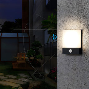 Modern Waterproof IP65 PIR LED Outdoor Wall Lights for Garden