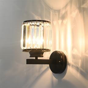 Retro Wall Lamp Glass Shade for Bedroom Bedside