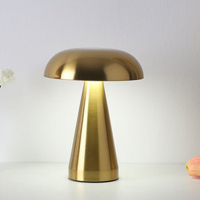 Danish Mushroom Metal Acrylic Rechargeable Dimmable Lamp for Study Bedroom