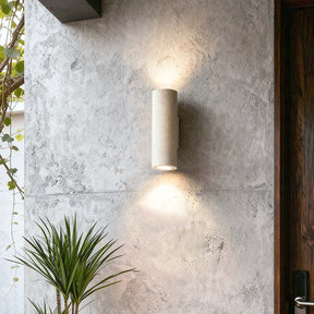 Modern Concrete Up and Down Outdoor Wall Lights for Porch Patio