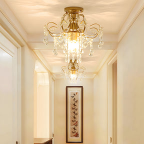 Modern Mini Crystal Ceiling Lights for Porch Hallway
