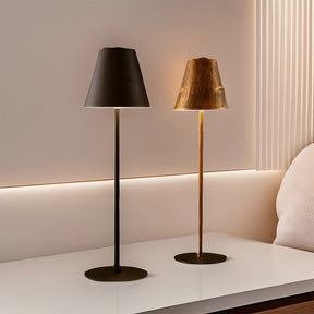 Tall-Stem Mushroom Acrylic Rechargeable Touch Control Table Lamp for Bedroom