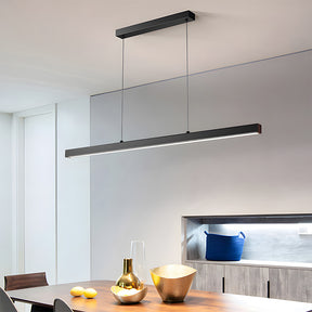 Minimalist One-line Long LED Dining Room Pendant Lights