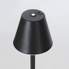 Tall-Stem Mushroom Acrylic Rechargeable Touch Control Table Lamp for Bedroom