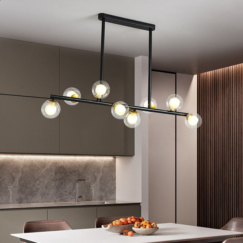 Nordic Glass Ceiling Bar Lights For Kitchen