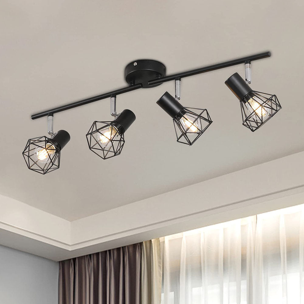 Modern Iron Living Room Adjustable Track Lighting