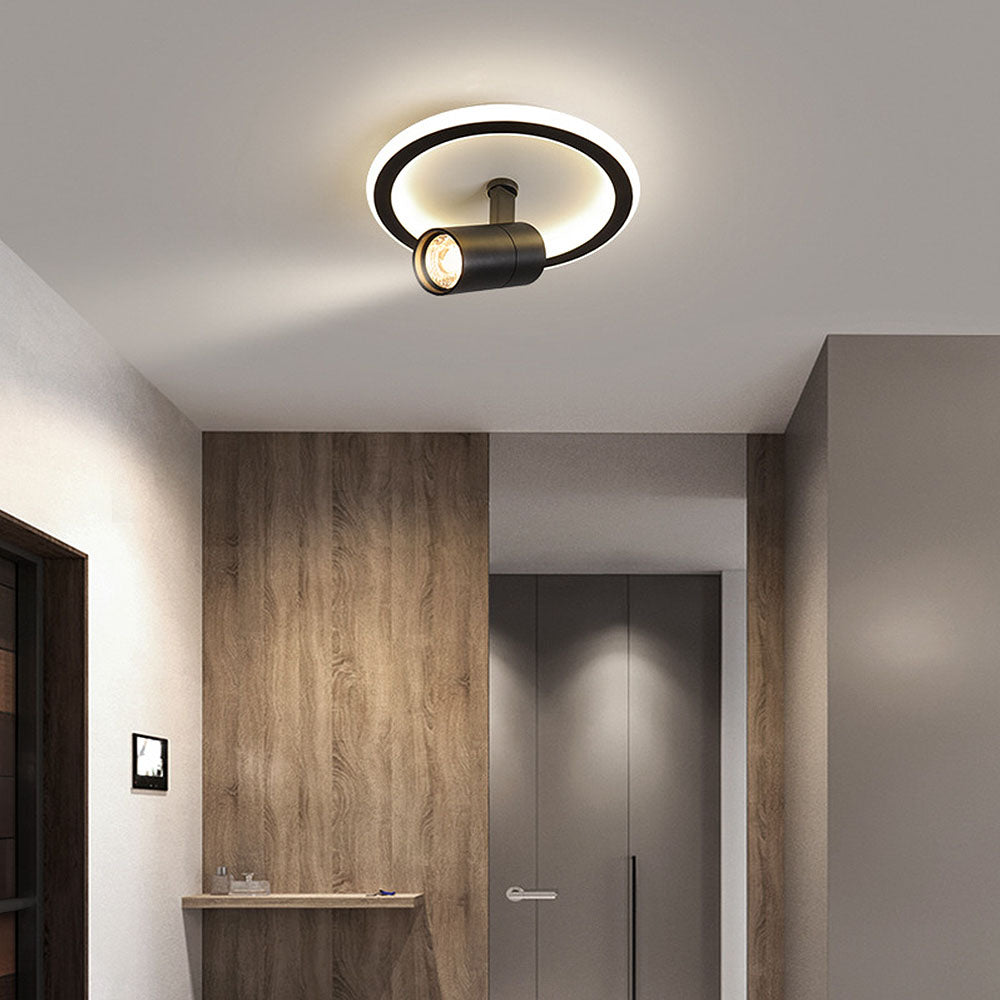 Round and Square LED Ceiling Track Light Fixture