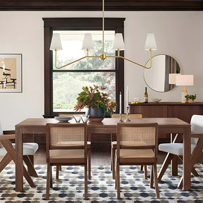 Starsky Iron Fabric Pendant Lights for Living Room