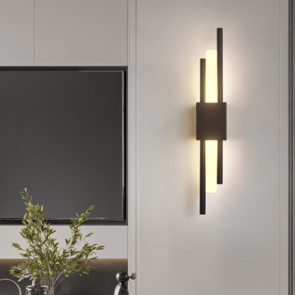 Stylish Black and Gold Wall Sconce Lighting