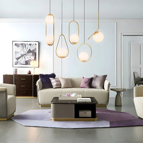 Nordic Luxury Glass Pendant Lights for Kitchen Island Dining Room
