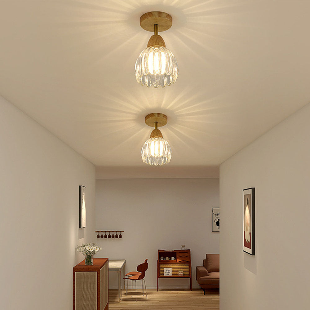 Simple Glass Ceiling Lights For Dining Room