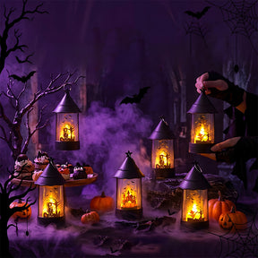 Halloween Indoor Decorations Castle Ghost LED Table Lamp for Night Party