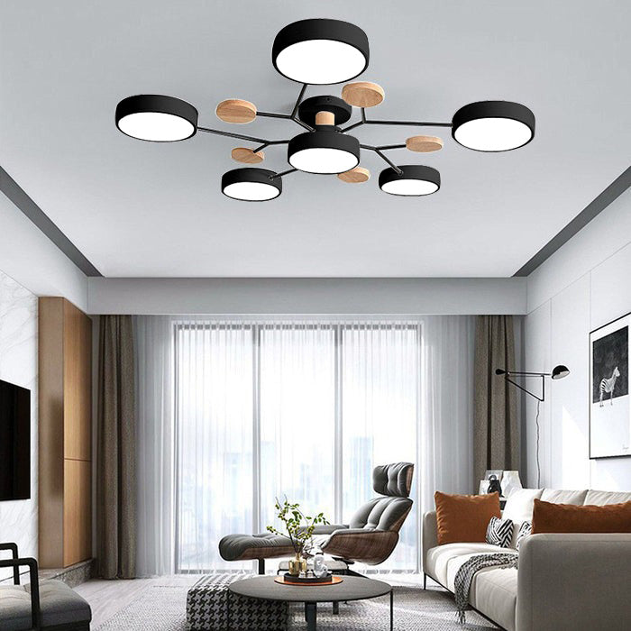 Modern Circular Living Room LED Ceiling Light