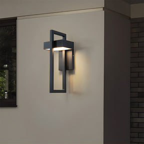 Modern Waterproof Geometric Outdoor Wall Lights for Porch Entrance