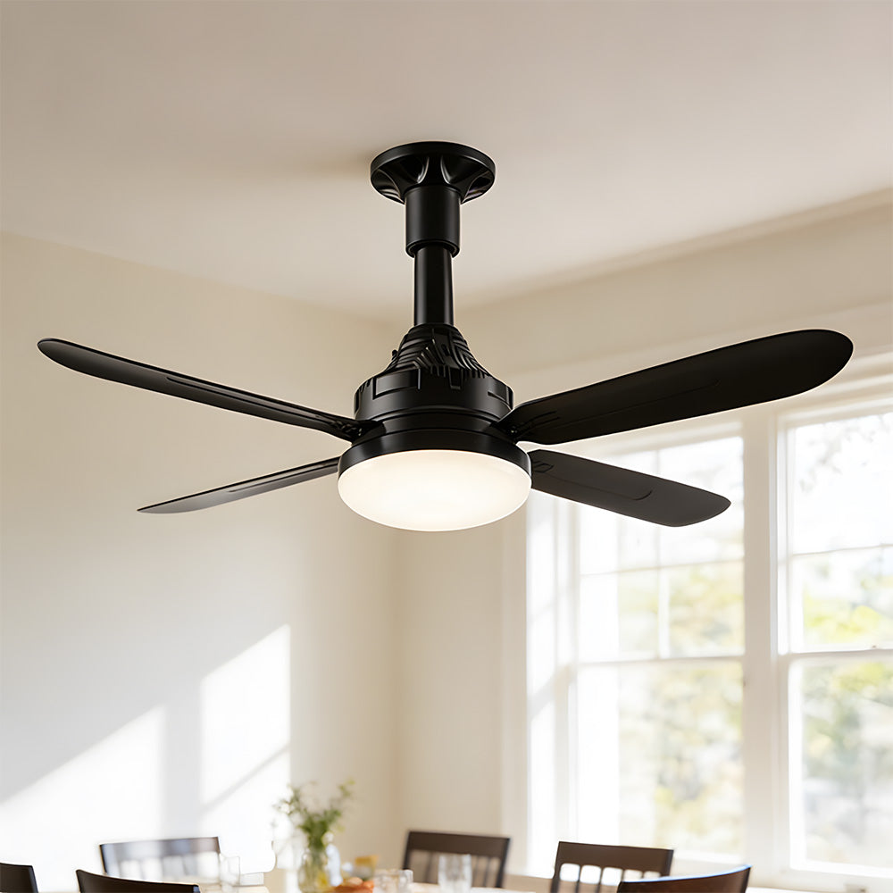 Ceiling Fans with LED Lights Dimmable for Bedroom Living Room Kitchen