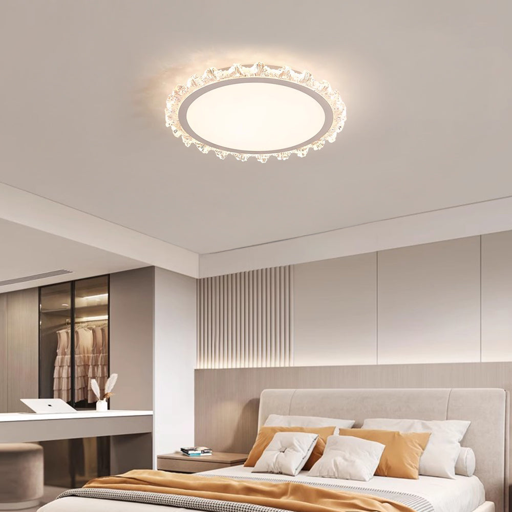 Modern Dimmable Crystal Living Room LED Ceiling Light