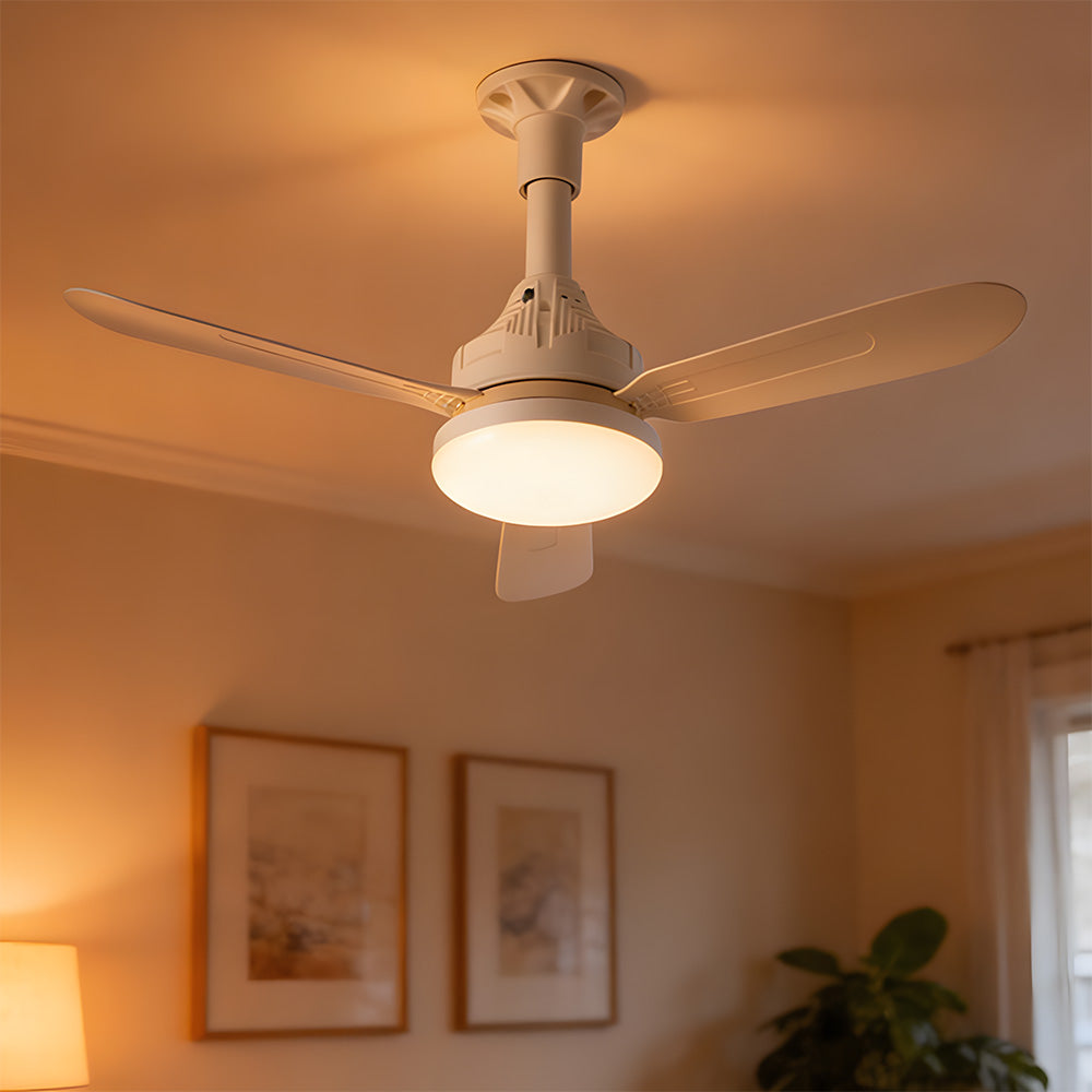 Ceiling Fans with LED Lights Dimmable for Bedroom Living Room Kitchen